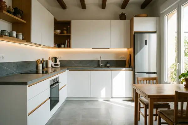 Reforma de cocina moderna en Mollet del Vallès